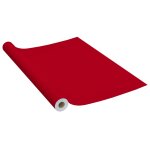 Vidaxl film autoadhsif pour meubles rouge 500x90 cm pvc
