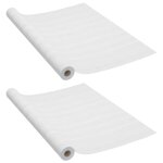 Vidaxl films autoadh�sifs pour portes 2 pcs bois blanc 210x90 cm pvc