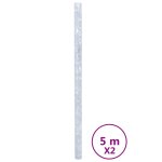 Vidaxl films pour fentre 2 pcs dpoli motif de fleur pvc
