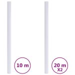 Vidaxl films pour fen�tre d�poli design � rayures pvc