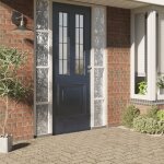 Vidaxl film pour fentre dpoli motif de fleur 60x500 cm pvc