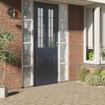 Vidaxl film pour fentre dpoli motif de fleur 90x500 cm pvc