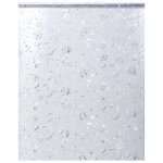 Vidaxl film pour fen�tre d�poli motif de fleur 90x500 cm pvc
