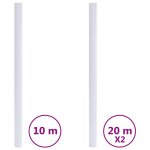 Vidaxl films pour fen�tre d�poli transparent gris pvc