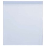 Vidaxl window film r�glable blanc d�poli 17. 7 x 393. 7 in pvc