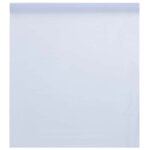 Vidaxl film de fen�tre statique d�poli blanc 45x2000cm pvc