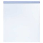 Vidaxl window film r�glable gris d�poli 17. 7 x 787. 4 in pvc