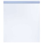 Vidaxl window film gris d�poli 23. 6 in x 787. 4 in pvc