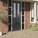Vidaxl film de fentre statique dpoli noir 90x500 cm pvc