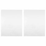 Vidaxl films de miroir 2 pcs auto - adh�sive 45x150 cm pet
