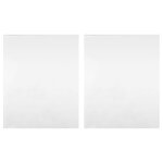 Vidaxl films de miroir 2 pcs auto - adhsive 60x100 cm pet
