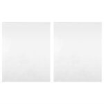 Vidaxl films de miroir 2 pcs auto - adh�sive 90x100 cm pet