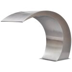 Vidaxl fontaine cascade de piscine acier inoxydable 45 x 30 x 60 cm