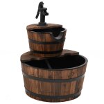 Vidaxl fontaine à eau avec pompe 44, 5x44, 5x58 cm bois de sapin massif Vidaxl fontaine à eau avec pompe 44, 5x44, 5x58 cm bois de sapin massif