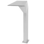 Vidaxl fontaine d'�tang acier inoxydable 50 x 30 x 90 cm argent�