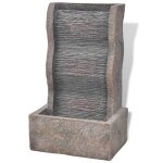 Vidaxl fontaine d'intrieur avec lampe led polyrsine