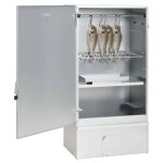 Vidaxl fumoir � four � bbq g�n�rateur de fum�e froide acier galvanis�