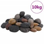 Vidaxl galets polis 10 kg multicolores 5 - 8 cm