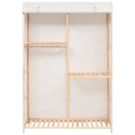 Vidaxl garde - robe  3 niveaux 110 x 40 x 170 cm