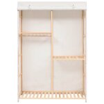 Vidaxl garde - robe � 3 niveaux 110 x 40 x 170 cm