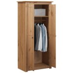 Vidaxl garde - robe 80x50x171, 5 cm pin massif assortiment panama Vidaxl garde - robe 80x50x171, 5 cm pin massif assortiment panama