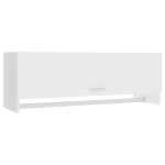 Vidaxl garde - robe blanc 100x32, 5x35 cm bois d'ingnierie
