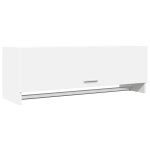Vidaxl garde - robe blanc 100x32, 5x35 cm bois d'ing�nierie