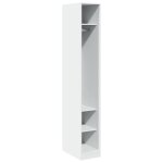 Vidaxl garde - robe blanc 30x50x200 cm bois d'ing�nierie