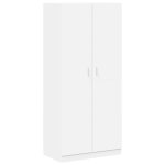Vidaxl garde - robe blanc 90x52x200 cm bois d?ing�nierie