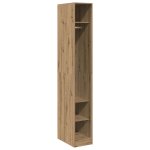 Vidaxl garde - robe ch�ne artisanal 30x50x200 cm bois d'ing�nierie