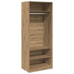 Vidaxl garde - robe ch�ne artisanal 80x50x200 cm bois d'ing�nierie
