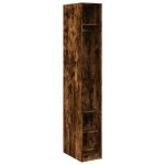 Vidaxl garde - robe ch�ne fum� 30x50x200 cm bois d'ing�nierie