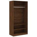 Vidaxl garde - robe chne marron 100x50x200 cm bois d'ingnierie