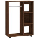 Vidaxl garde - robe chne marron 80x40x110 cm bois d'ingnierie