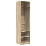 Vidaxl garde - robe chne sonoma 50x50x200 cm bois d'ingnierie