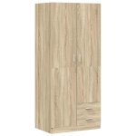 Vidaxl garde - robe ch�ne sonoma 80x52x180 cm agglom�r�