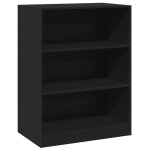 Vidaxl garde - robe noir 77x48x102 cm bois d'ing�nierie