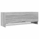 Vidaxl garde - robe sonoma gris 100x32, 5x35 cm bois d'ing�nierie