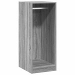 Vidaxl garde - robe sonoma gris 48x41x102 cm bois d'ingnierie