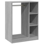 Vidaxl garde - robe sonoma gris 77x48x102 cm bois d'ing�nierie