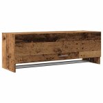 Vidaxl garde - robe vieux bois 100x32, 5x35 cm bois d'ing�nierie