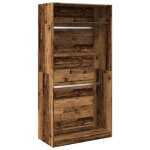 Vidaxl garde - robe vieux bois 100x50x200 cm bois d'ingénierie Vidaxl garde - robe vieux bois 100x50x200 cm bois d'ingénierie
