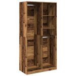 Vidaxl garde - robe vieux bois 100x50x200 cm bois d'ing�nierie