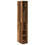 Vidaxl garde - robe vieux bois 30x50x200 cm bois d'ingnierie