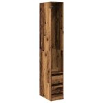 Vidaxl garde - robe vieux bois 30x50x200 cm bois d'ingénierie Vidaxl garde - robe vieux bois 30x50x200 cm bois d'ingénierie