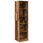 Vidaxl garde - robe vieux bois 50x50x200 cm bois d'ing�nierie