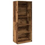 Vidaxl garde - robe vieux bois 80x50x200 cm bois d'ing�nierie