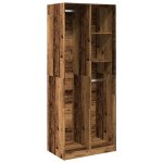 Vidaxl garde - robe vieux bois 80x50x200 cm bois d'ingénierie Vidaxl garde - robe vieux bois 80x50x200 cm bois d'ingénierie