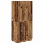 Vidaxl garde - robe vieux bois 80x52x180 cm bois d'ing�nierie