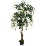 Vidaxl glycine artificielle 560 feuilles 80 cm vert et blanc Vidaxl glycine artificielle 560 feuilles 80 cm vert et blanc